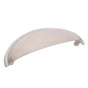 Amerock - Cup Pulls 3 in (76 mm) Center-to-Center Satin Nickel Cabinet Cup Pull - Satin Nickel