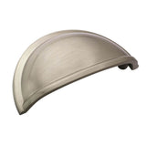 Amerock - Cup Pulls 3 in (76 mm) Center-to-Center Satin Nickel Cabinet Cup Pull - Satin Nickel