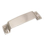 Amerock - Highland Ridge 3-1/2 in (89 mm) Center-to-Center Satin Nickel Cabinet Cup Pull - Satin Nickel