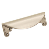Amerock - Inspirations 3 in (76 mm) Center-to-Center Satin Nickel Cabinet Cup Pull - Satin Nickel