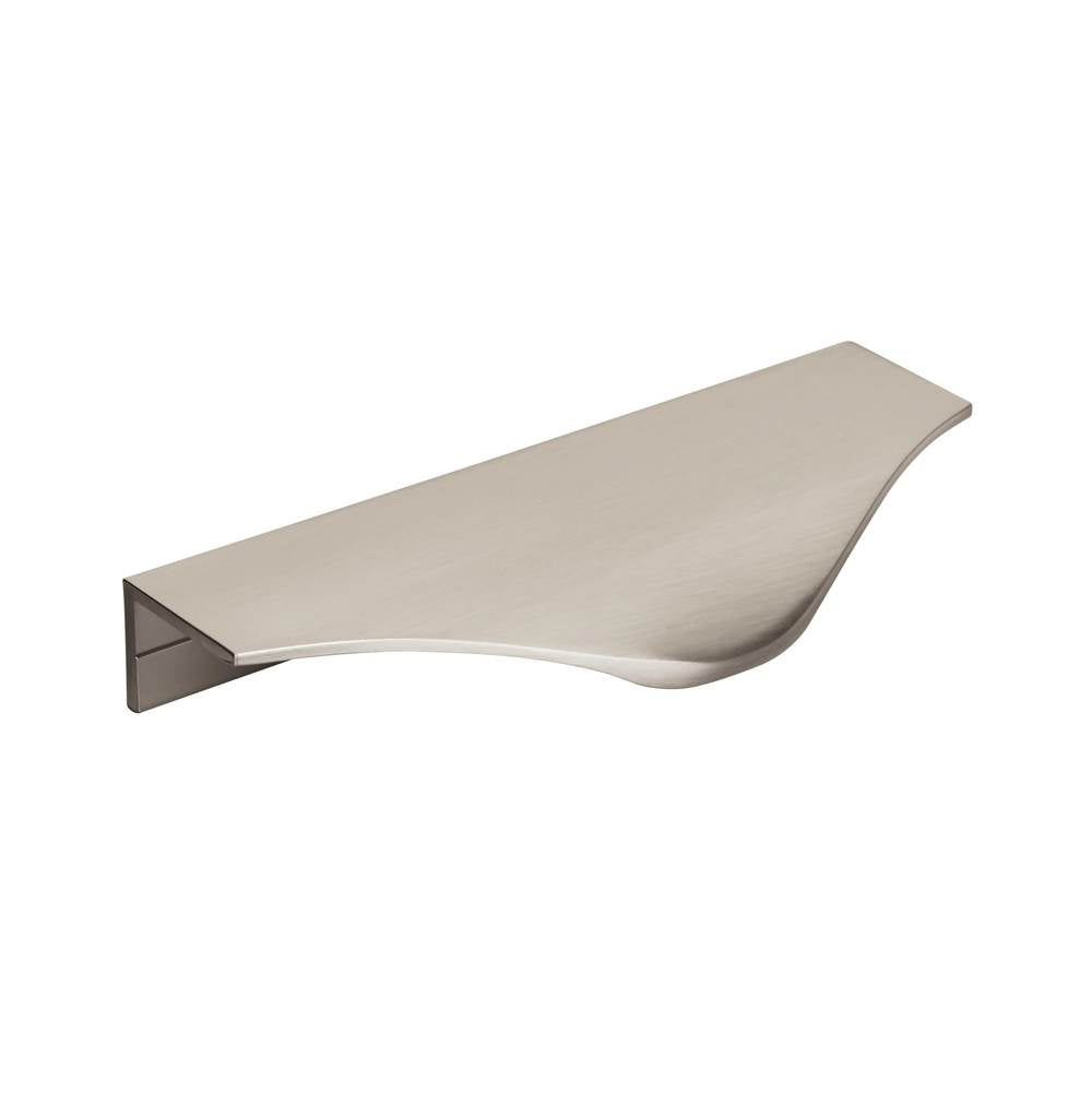 Amerock - Aloft 4-3/16 in (106 mm) Center-to-Center Satin Nickel Cabinet Edge Pull - Satin Nickel