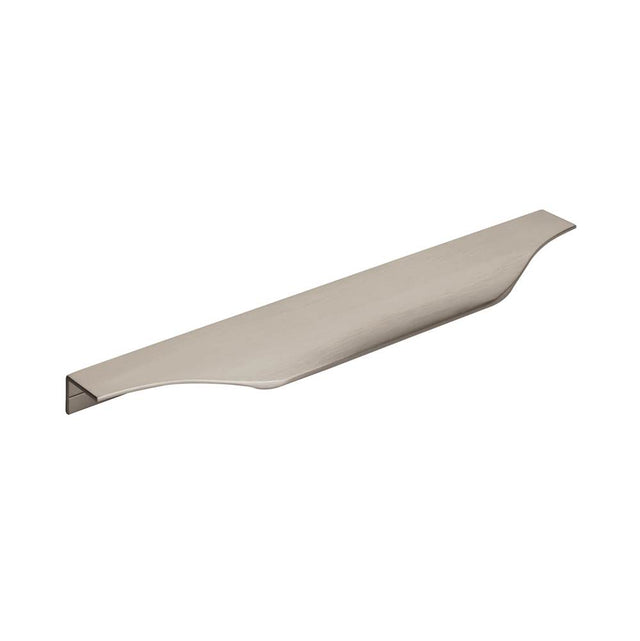 Amerock - Aloft 8-9/16 in (217 mm) Center-to-Center Satin Nickel Cabinet Edge Pull - Satin Nickel