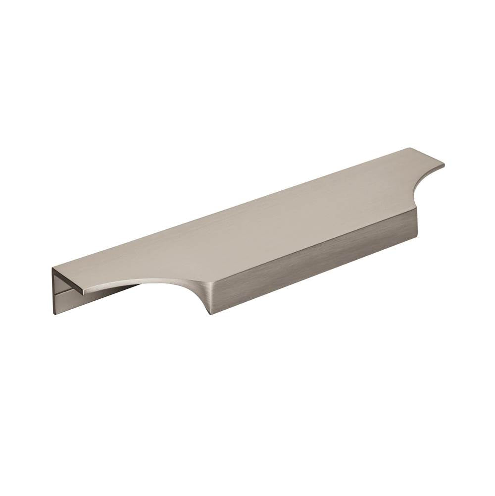 Amerock - Extent 6-9/16 in (167 mm) Center-to-Center Satin Nickel Cabinet Edge Pull - Satin Nickel