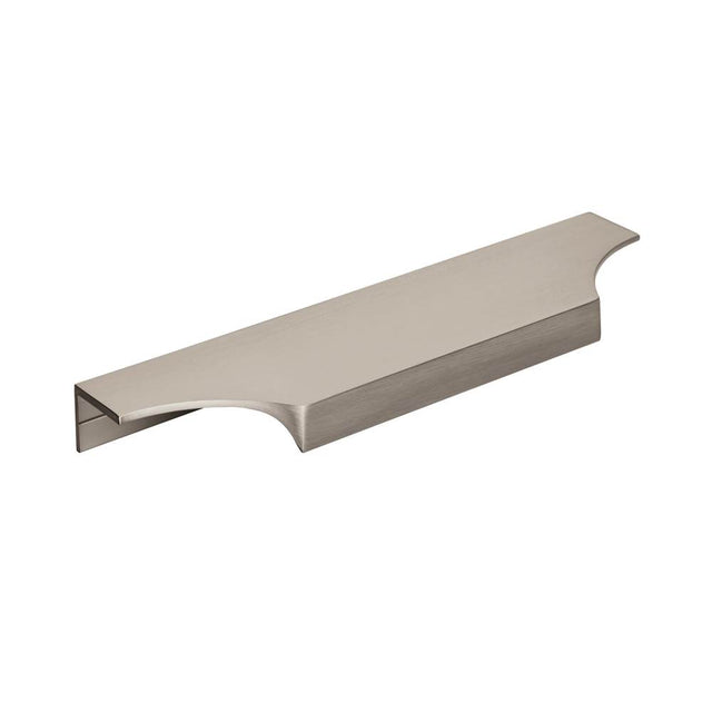 Amerock - Extent 6-9/16 in (167 mm) Center-to-Center Satin Nickel Cabinet Edge Pull - Satin Nickel