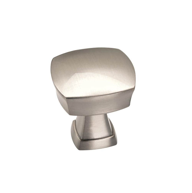 Amerock - AllisonE Value Hardware 1-1/4 in (32 mm) Length Satin Nickel Cabinet Knob - Satin Nickel