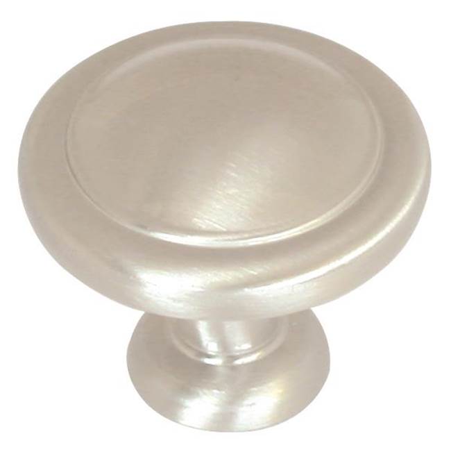 Amerock - Allison Value 1-1/4 in (32 mm) Diameter Satin Nickel Cabinet Knob - Satin Nickel