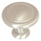 Amerock - Allison Value 1-1/4 in (32 mm) Diameter Satin Nickel Cabinet Knob - Satin Nickel