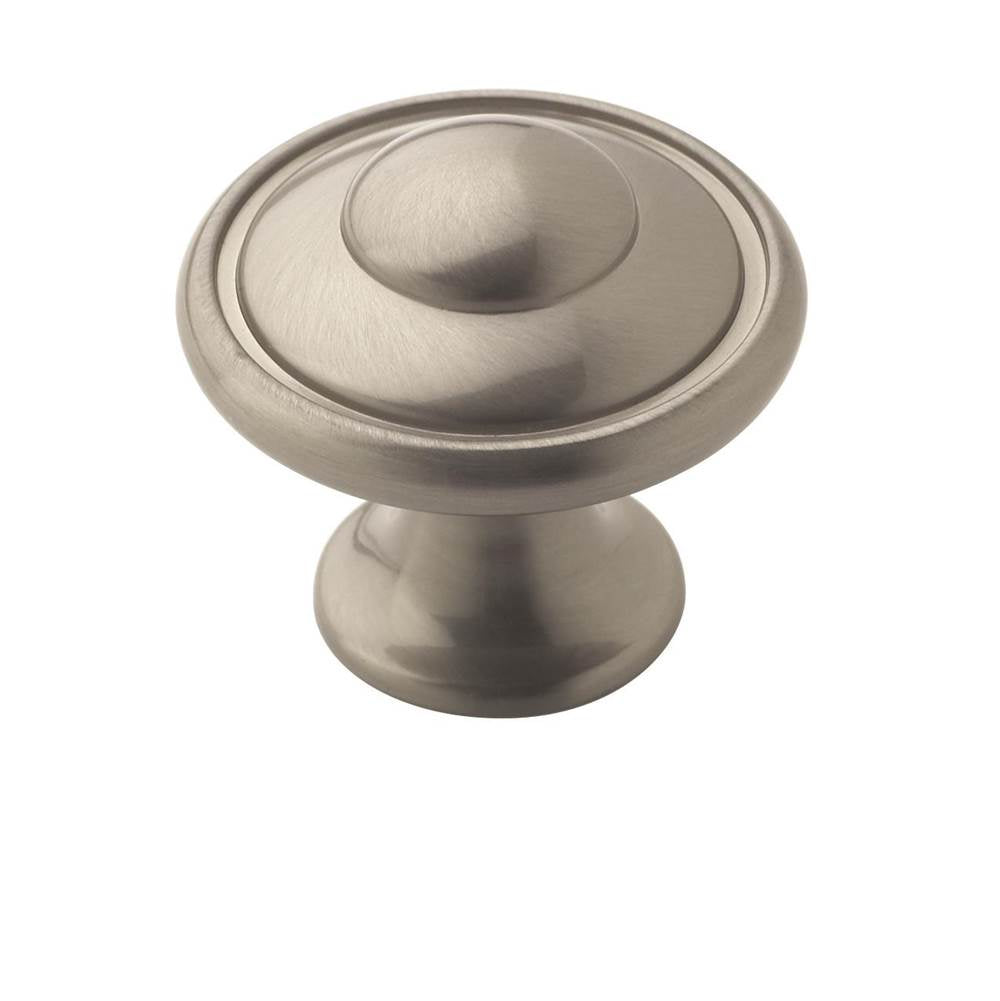 Amerock - Allison Value 1-3/16 in (30 mm) Diameter Satin Nickel Cabinet Knob - Satin Nickel