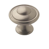 Amerock - Allison Value 1-3/16 in (30 mm) Diameter Satin Nickel Cabinet Knob - Satin Nickel