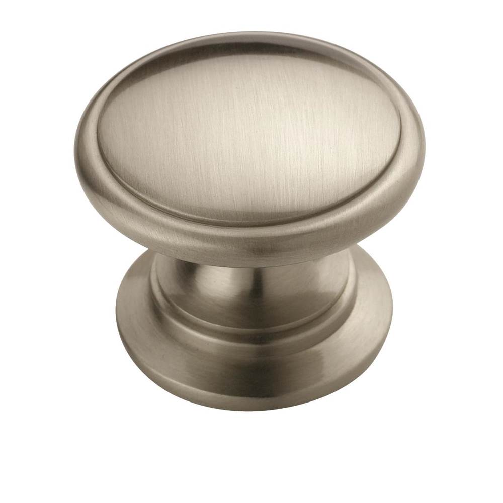 Amerock - Allison Value 1-1/4 in (32 mm) Diameter Satin Nickel Cabinet Knob - Satin Nickel