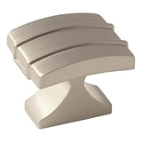 Amerock - Davenport 1-1/2 in (38 mm) Length Satin Nickel Cabinet Knob - Satin Nickel