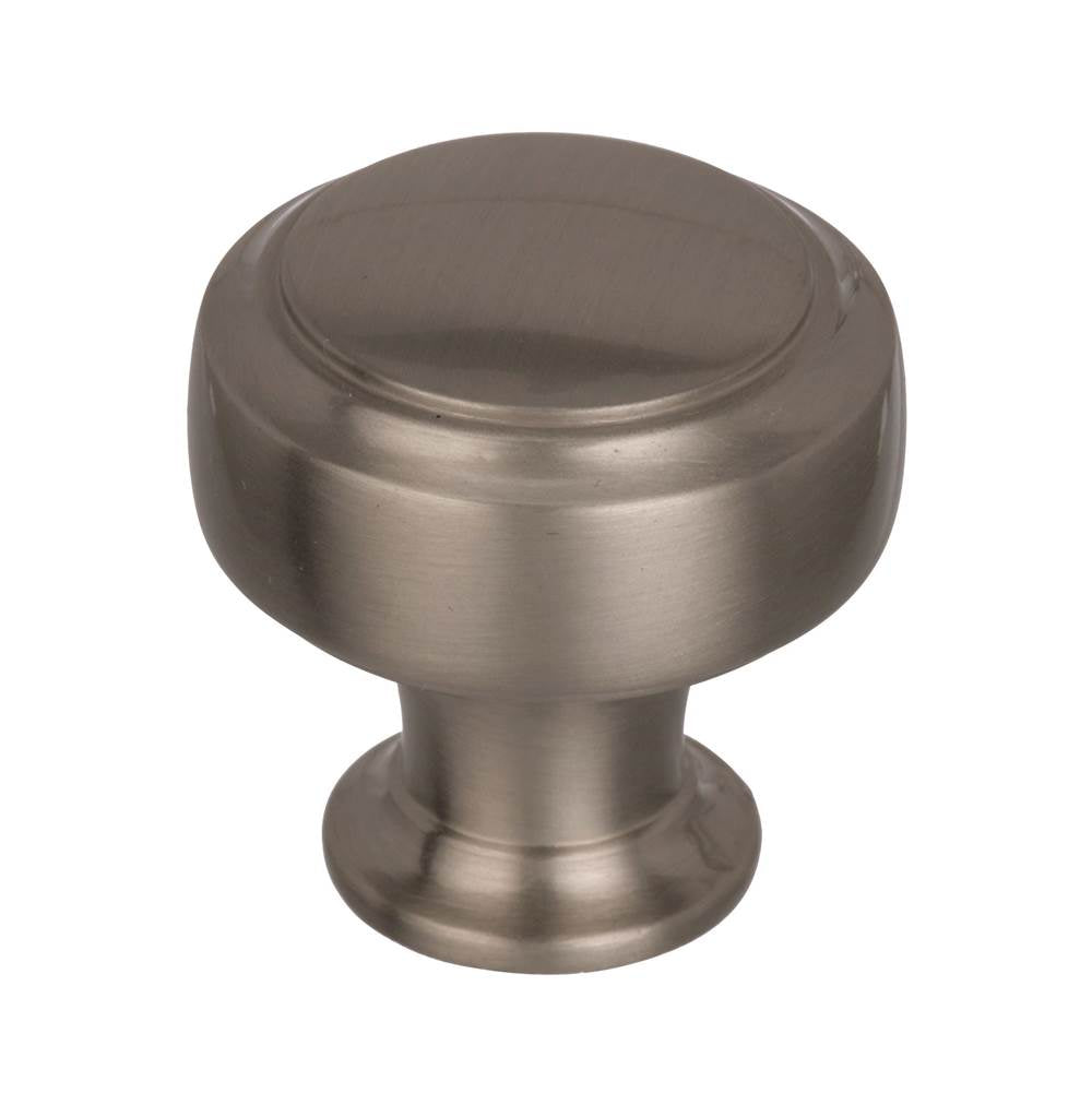 Amerock - Highland Ridge 1-3/16 in (30 mm) Diameter Satin Nickel Cabinet Knob - Satin Nickel