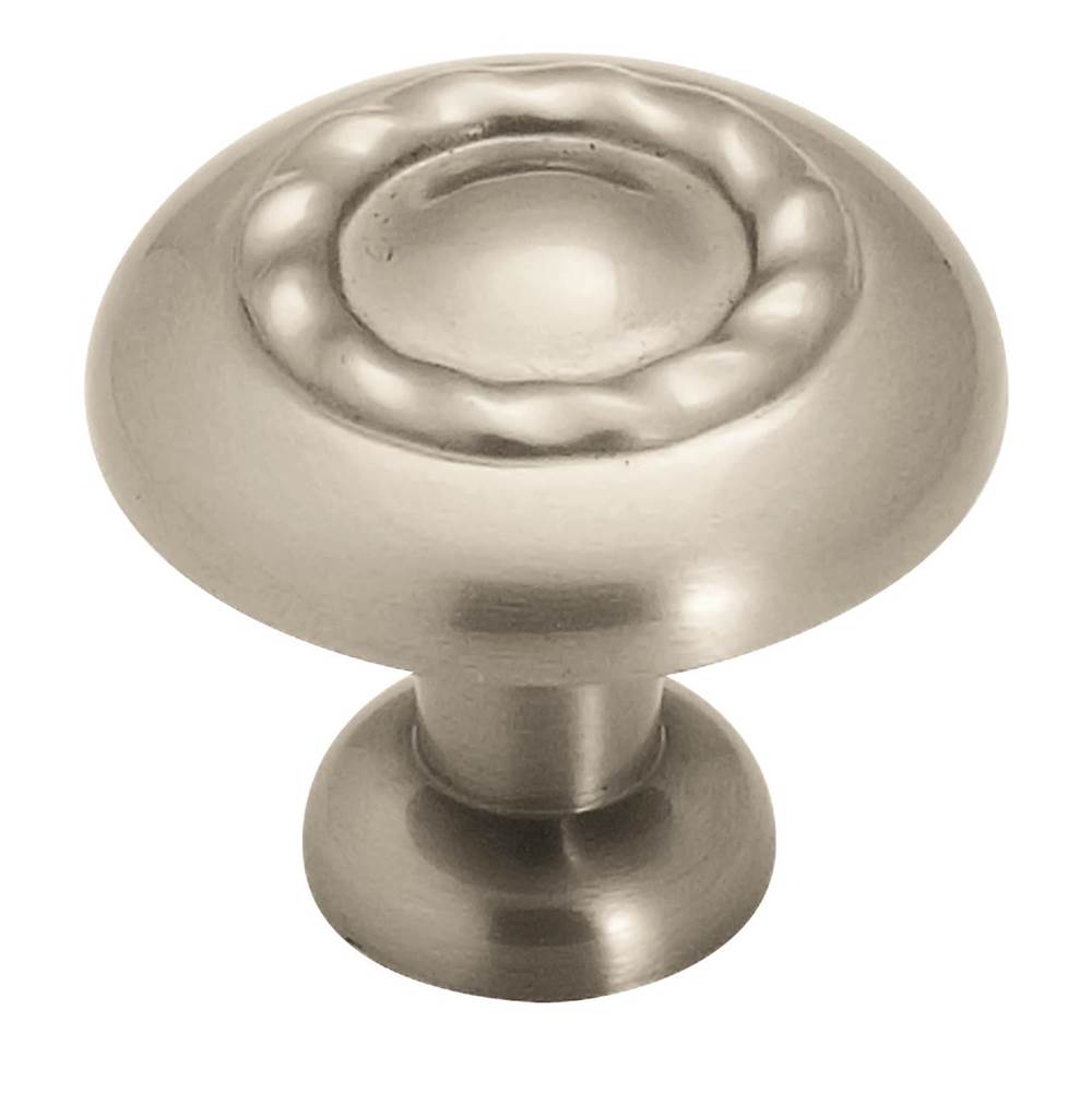 Amerock - Inspirations 1-1/4 in (32 mm) Diameter Satin Nickel Cabinet Knob - Satin Nickel