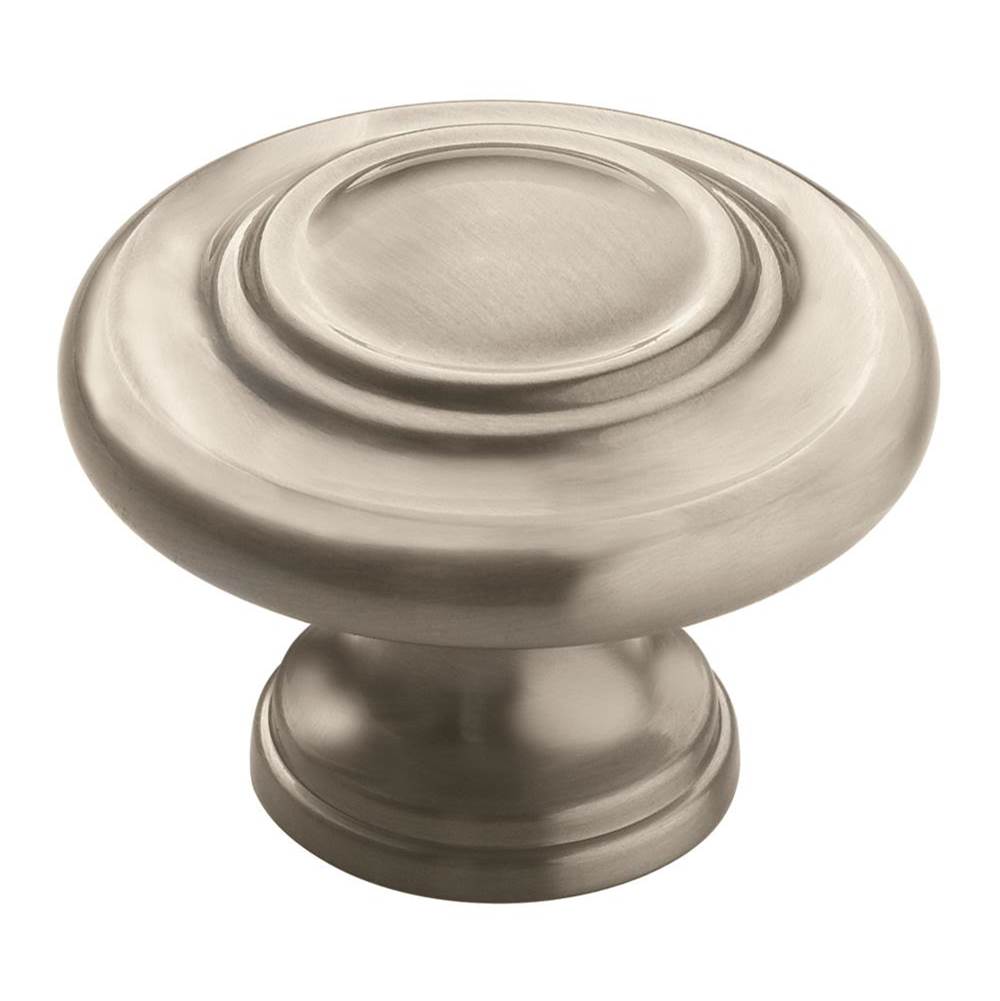 Amerock - Inspirations 1-3/4 in (44 mm) Diameter Satin Nickel Cabinet Knob - Satin Nickel