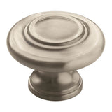 Amerock - Inspirations 1-3/4 in (44 mm) Diameter Satin Nickel Cabinet Knob - Satin Nickel