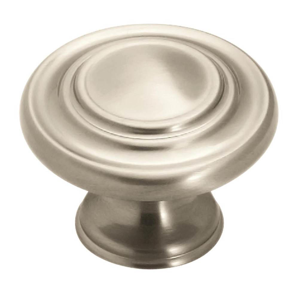 Amerock - Inspirations 1-5/16 in (33 mm) Diameter Satin Nickel Cabinet Knob - Satin Nickel