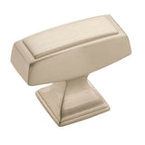 Amerock - Mulholland 1-1/2 in (38 mm) Length Satin Nickel Cabinet Knob - Satin Nickel