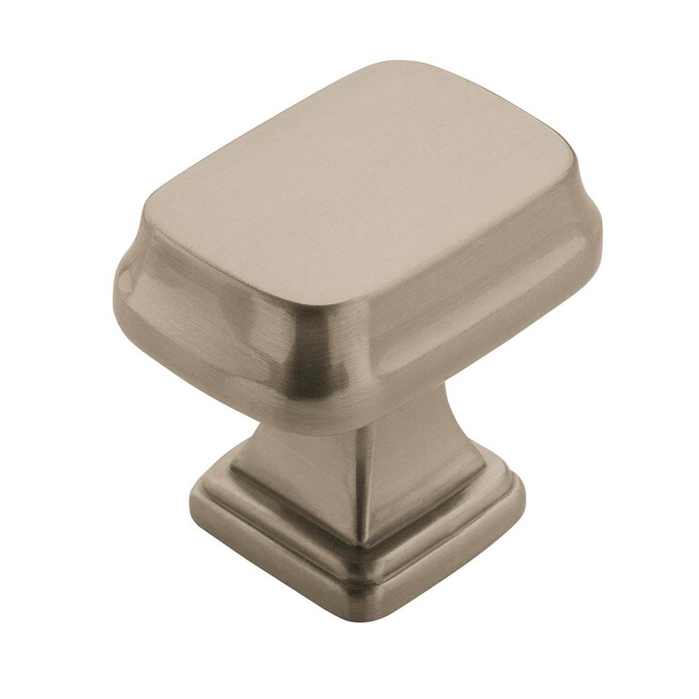 Amerock - Revitalize 1-1/4 in (32 mm) Length Satin Nickel Cabinet Knob - Satin Nickel
