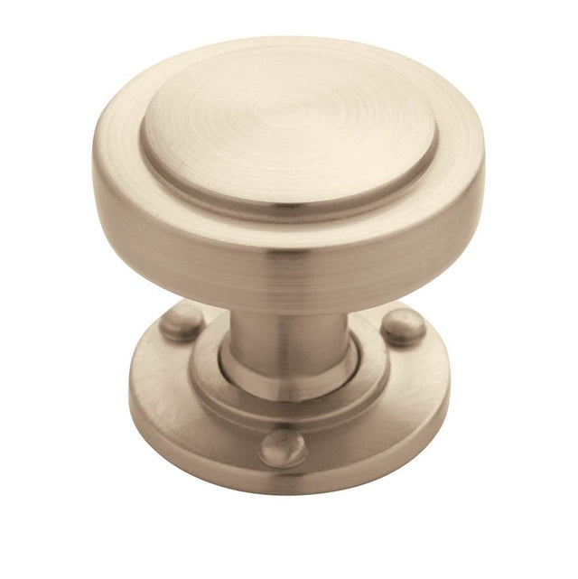 Amerock - Rochdale 1-1/4 in (32 mm) Diameter Satin Nickel Cabinet Knob - Satin Nickel