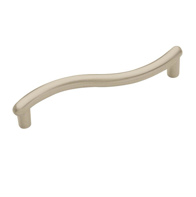 Amerock - Allison Value 3-3/4 in (96 mm) Center-to-Center Satin Nickel Cabinet Pull - Satin Nickel