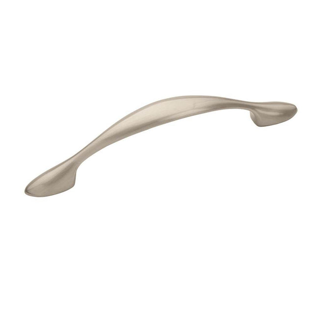 Amerock - Allison Value 3-3/4 in (96 mm) Center-to-Center Satin Nickel Cabinet Pull - Satin Nickel