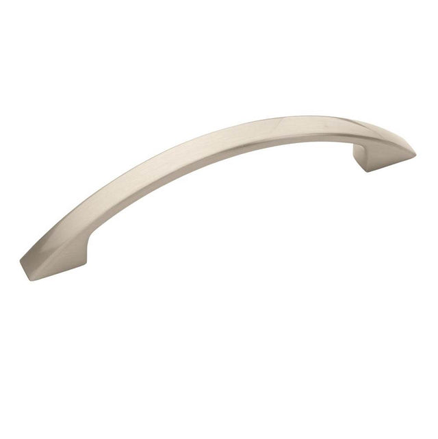 Amerock - Allison Value 3-3/4 in (96 mm) Center-to-Center Satin Nickel Cabinet Pull - Satin Nickel