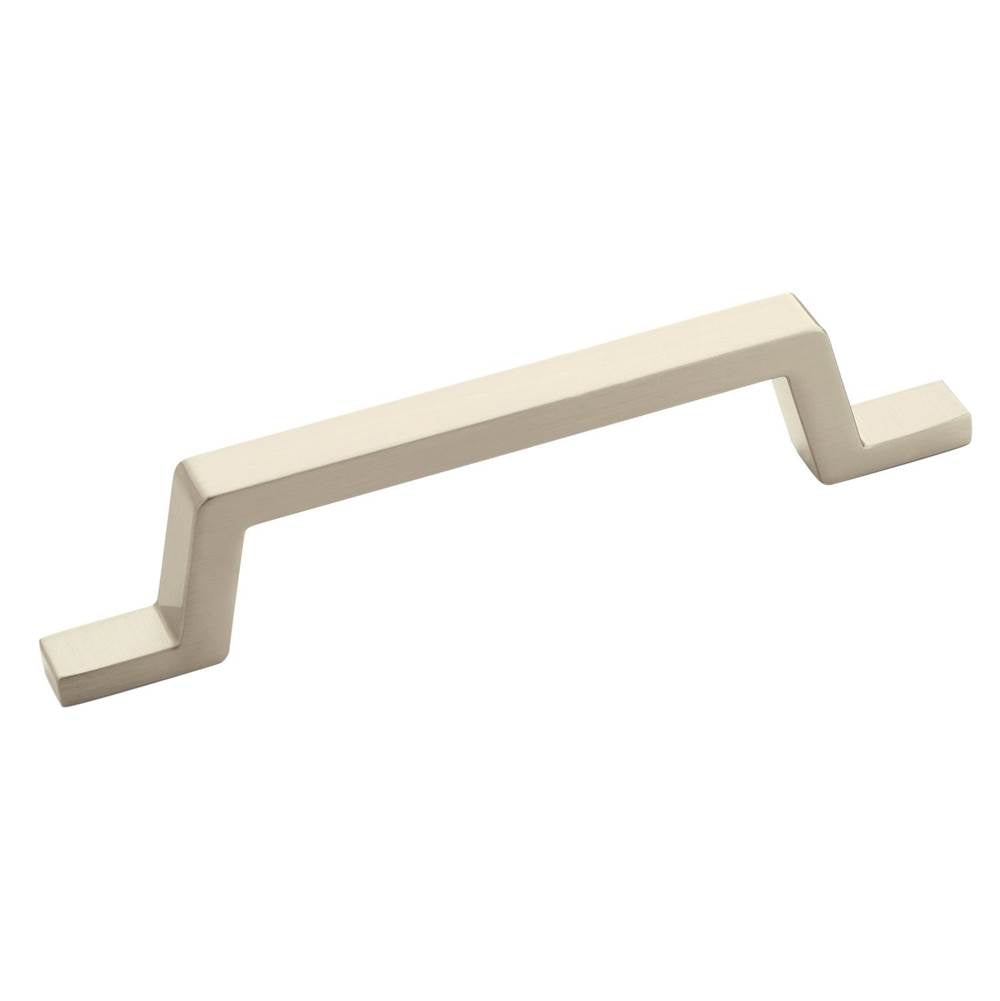 Amerock - Conrad 3-3/4 in (96 mm) Center-to-Center Satin Nickel Cabinet Pull - Satin Nickel
