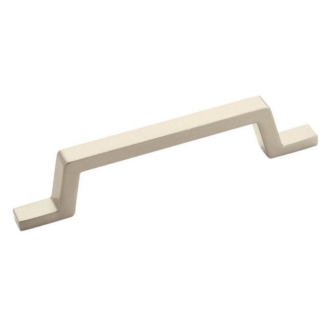 Amerock - Conrad 3-3/4 in (96 mm) Center-to-Center Satin Nickel Cabinet Pull - Satin Nickel
