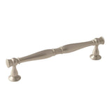 Amerock - Crawford 6-5/16 in (160 mm) Center-to-Center Satin Nickel Cabinet Pull - Satin Nickel