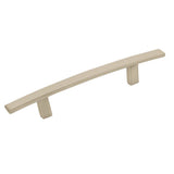 Amerock - Cyprus 3-3/4 in (96 mm) Center-to-Center Satin Nickel Cabinet Pull - Satin Nickel