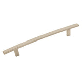 Amerock - Cyprus 6-5/16 in (160 mm) Center-to-Center Satin Nickel Cabinet Pull - Satin Nickel