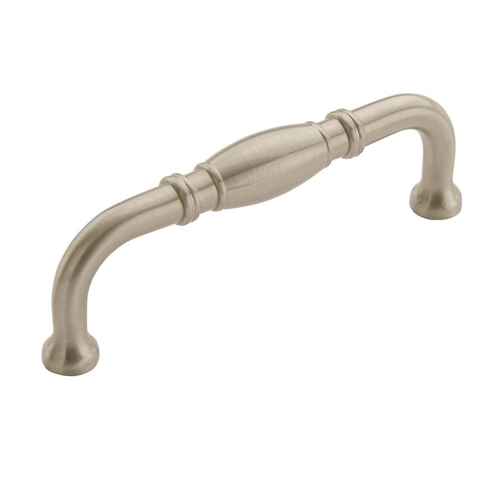 Amerock - Granby 3-3/4 in (96 mm) Center-to-Center Satin Nickel Cabinet Pull - Satin Nickel