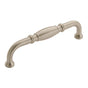 Amerock - Granby 5-1/16 in (128 mm) Center-to-Center Satin Nickel Cabinet Pull - Satin Nickel
