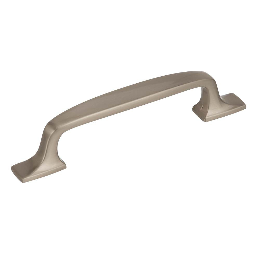 Amerock - Highland Ridge 3-3/4 in (96 mm) Center-to-Center Satin Nickel Cabinet Pull - Satin Nickel