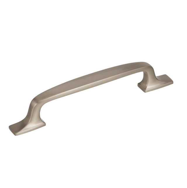 Amerock - Highland Ridge 5-1/16 in (128 mm) Center-to-Center Satin Nickel Cabinet Pull - Satin Nickel