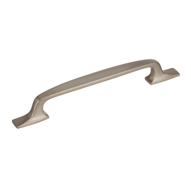 Amerock - Highland Ridge 6-5/16 in (160 mm) Center-to-Center Satin Nickel Cabinet Pull - Satin Nickel