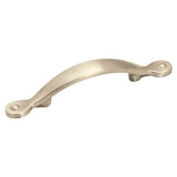Amerock - Inspirations 3 in (76 mm) Center-to-Center Satin Nickel Cabinet Pull - Satin Nickel