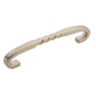 Amerock - Inspirations 5-1/16 in (128 mm) Center-to-Center Satin Nickel Cabinet Pull - Satin Nickel
