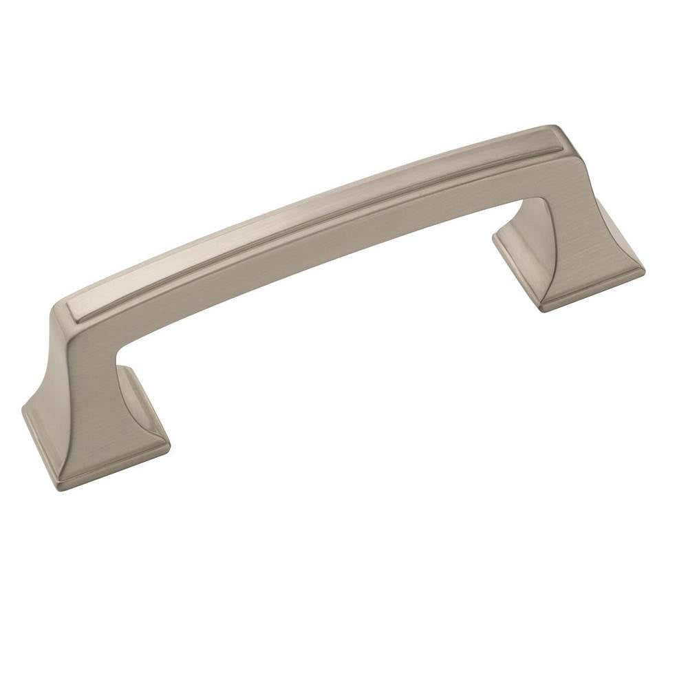 Amerock - Mulholland 3 in (76 mm) Center-to-Center Satin Nickel Cabinet Pull - Satin Nickel