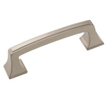 Amerock - Mulholland 3 in (76 mm) Center-to-Center Satin Nickel Cabinet Pull - Satin Nickel