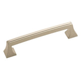 Amerock - Mulholland 5-1/16 in (128 mm) Center-to-Center Satin Nickel Cabinet Pull - Satin Nickel