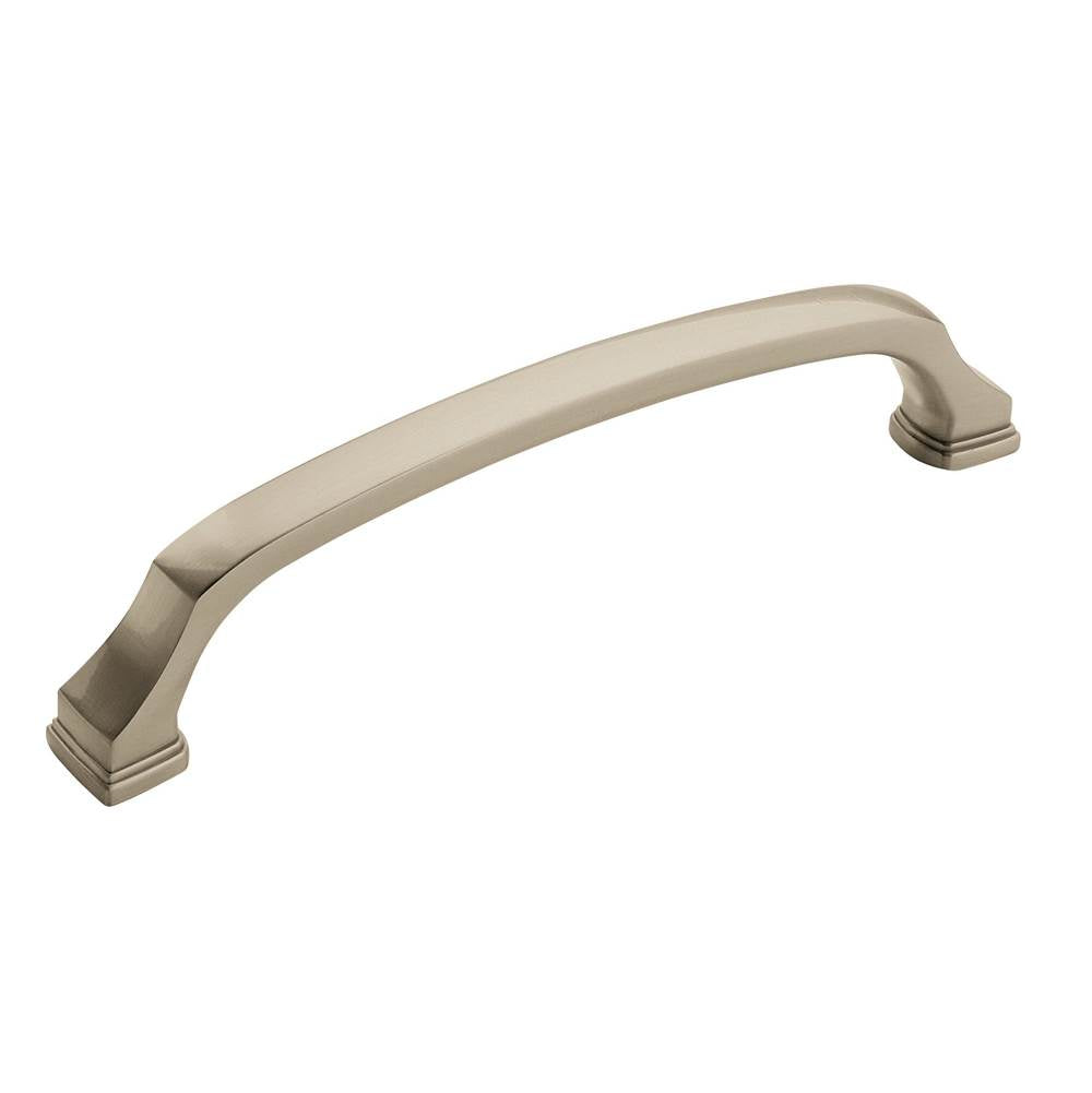 Amerock - Revitalize 6-5/16 in (160 mm) Center-to-Center Satin Nickel Cabinet Pull - Satin Nickel