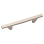 Amerock - Sleek 3-3/4 in (96 mm) Center-to-Center Satin Nickel Cabinet Pull - Satin Nickel