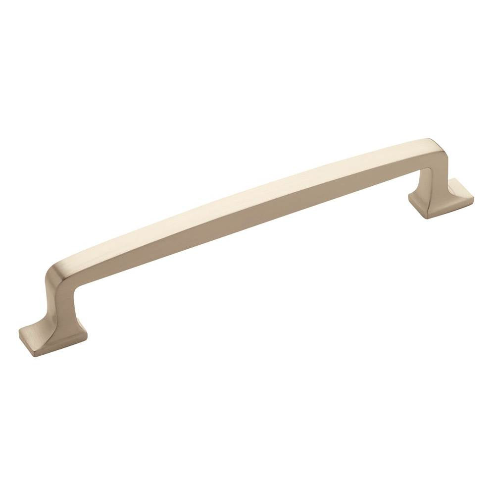 Amerock - Westerly 6-5/16 in (160 mm) Center-to-Center Satin Nickel Cabinet Pull - Satin Nickel