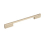 Amerock - Separa 10-1/16 in (256 mm) Center-to-Center Silver Champagne Cabinet Pull - Silver Champagne