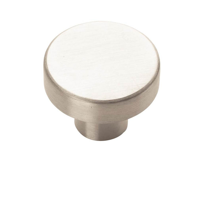 Amerock - Essential''Z Stainless Steel 1-1/4 in (32 mm) Diameter Stainless Steel Cabinet Knob - Stainless Steel