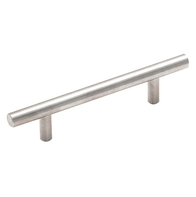 Amerock - Bar Pulls 3-3/4 in (96 mm) Center-to-Center Stainless Steel Cabinet Pull - Stainless Steel