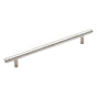 Amerock - Bar Pulls 7-9/16 in (192 mm) Center-to-Center Stainless Steel Cabinet Pull - Stainless Steel