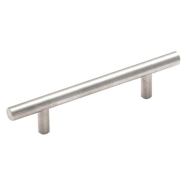 Amerock - Bar Pulls 3-3/4 in (96 mm) Center-to-Center Sterling Nickel Cabinet Pull - Sterling Nickel