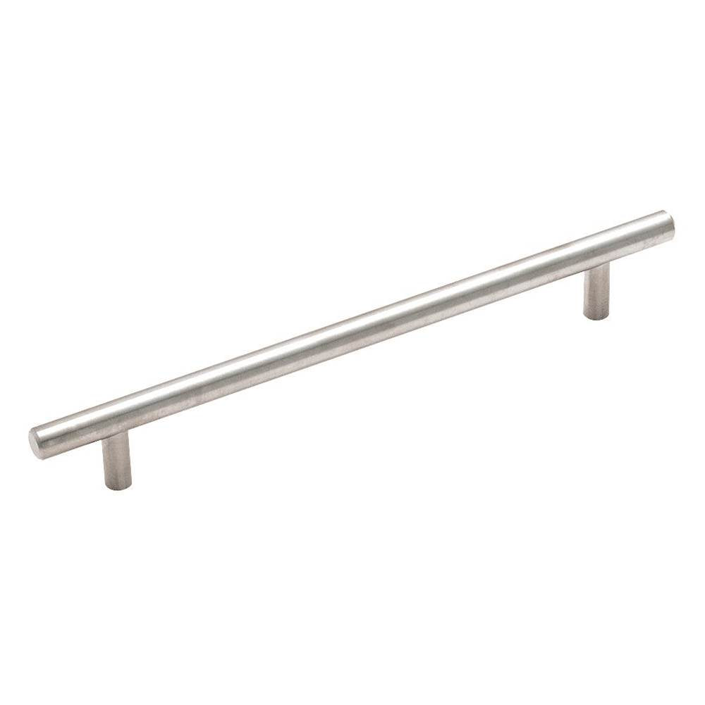 Amerock - Bar Pulls 7-9/16 in (192 mm) Center-to-Center Sterling Nickel Cabinet Pull - Sterling Nickel
